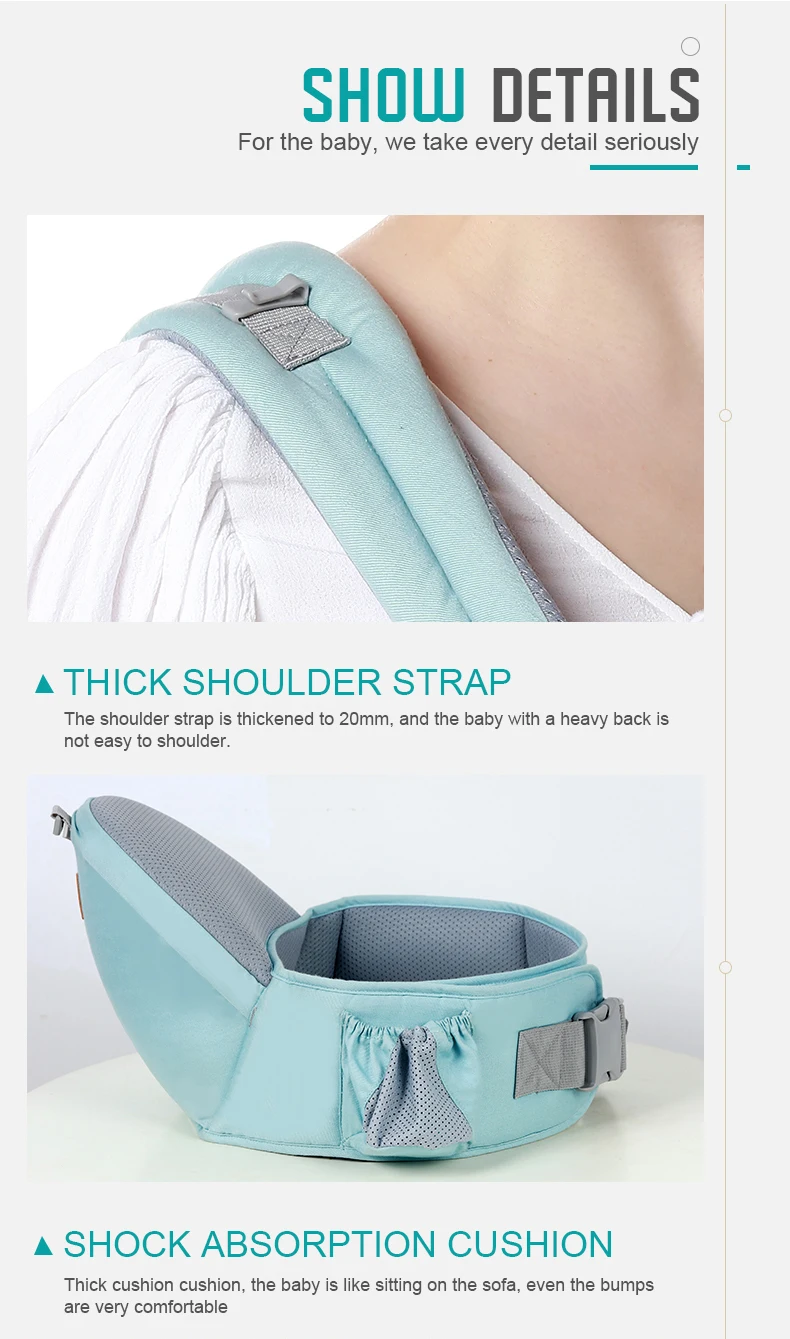 Ainomi Porte Bebe Ergonomique Sac A Dos Pour Nouveau Ne Prevention Des Jambes De Type O Echarpe Kangourou Aliexpress