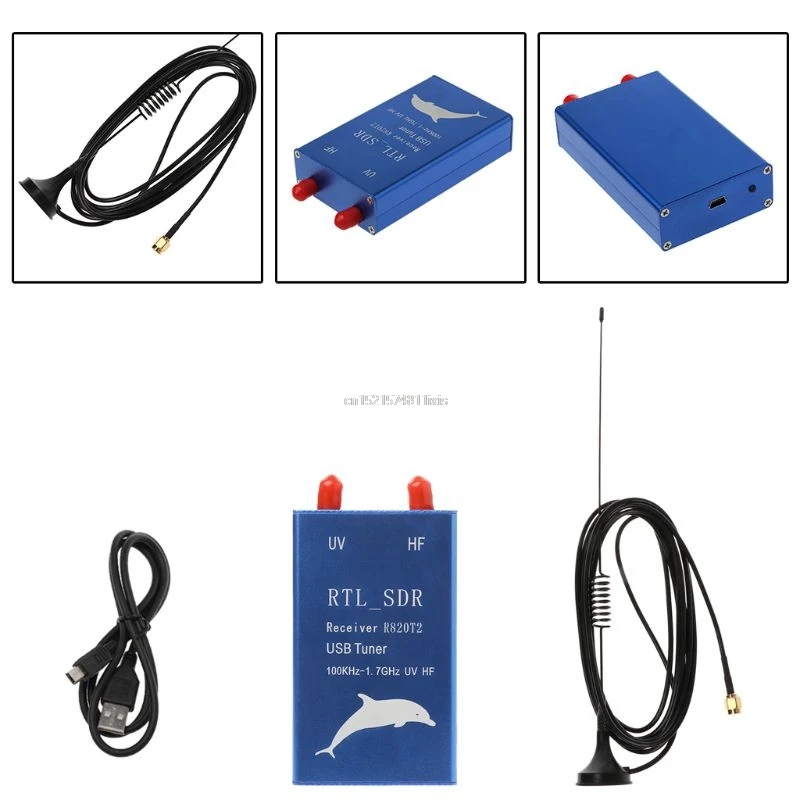 RTL2832U + R820T2 100 кГц 1 7 GHz UHF VHF HF RTL.SDR USB тюнер приемник AM FM радио|Теле- и