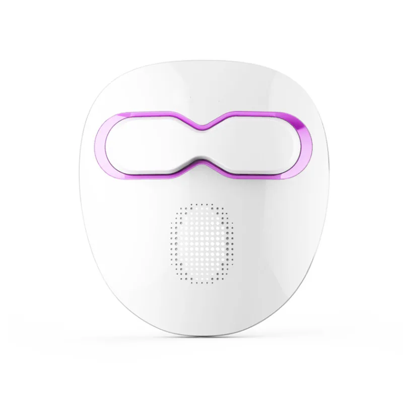 LASPOT, рекламная маска, массажная инфракрасная нагревательная пленка, микротоковое удаление морщин и акне, омоложение кожи, маска для лица - Цвет: Purple-3