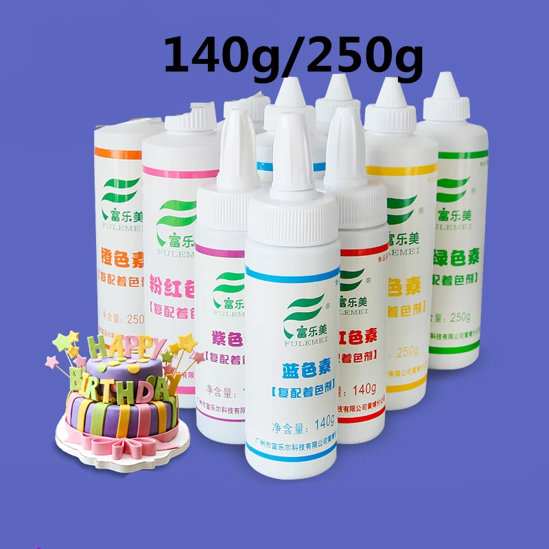 

140g/250g edible pigment baking matte cake water soluble liquid color practical chocolate matting pigment