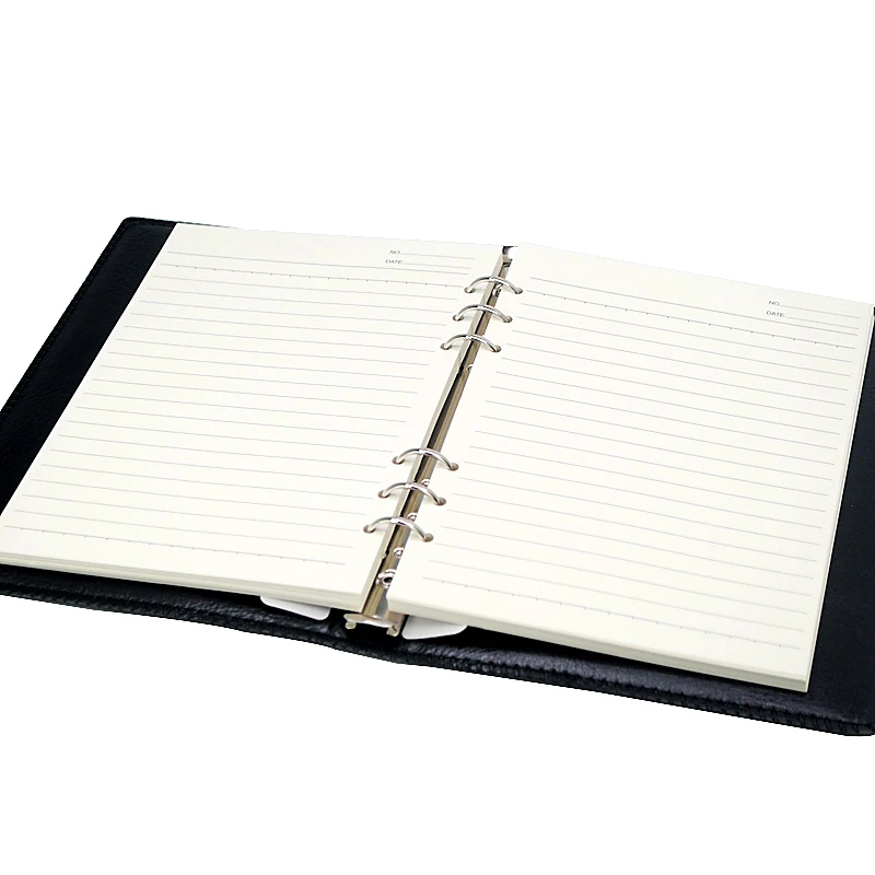 Высококачественная кожаная записная книжка A5 блокнот деловой ежедневник креативный офисный 6 отверстий