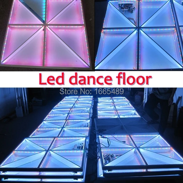 Free shipping wedding decoration led dancing floor/led dance floor tile/ dj disco bar night club