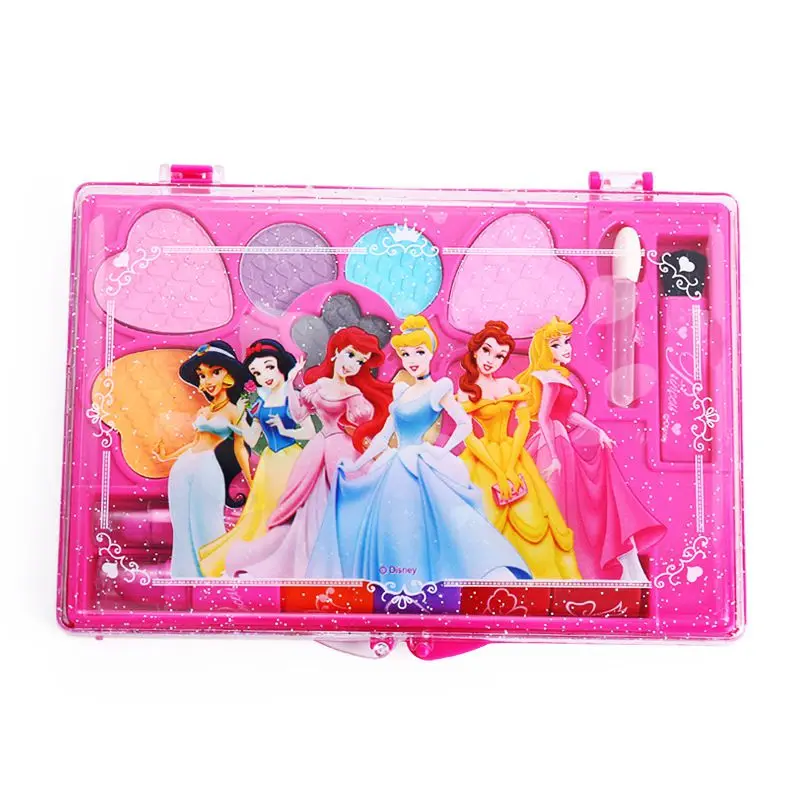 Disney Детская косметика множество нетоксичные девушка принцесса партии Box Показать туалетный столик игрушка подарок на день рождения, играть в игрушки - Цвет: 01
