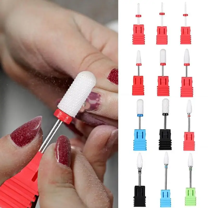 Manicure Ceramic Grinding Head for Electric Nail Polish Machine Accessories