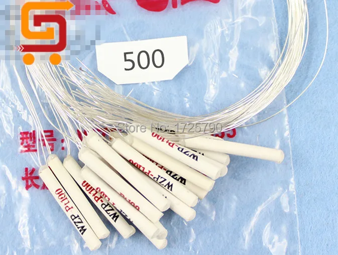 

Free Shipping WZP-Pt100 PT100 High Temperature Wire Core, PT100 Temperature Sensor Probe, thermal resistance 500MM 0.5M WIRE