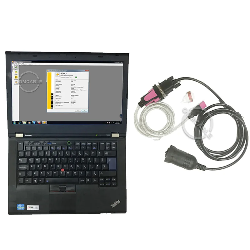 

auto diagnostic scanner for Sculi Liebherr diagnosis software + wire harness + t420 laptop Liebherr diagnostic scanner