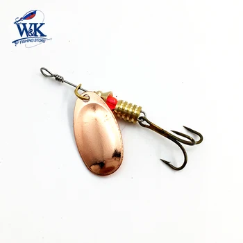 

Pond Fishing Lure Kit 6 pcs /set Spinner Baits with Treble Hooks River Fishing Trout Carp Salmon Perch Walleye Lures Spinners