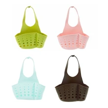 Двойной карман для кухни, подвесной стеллаж для раковины, мыльная губка, сливной стеллаж, фильтр для слива, корзина для хранения, кухонный Gadget-W110