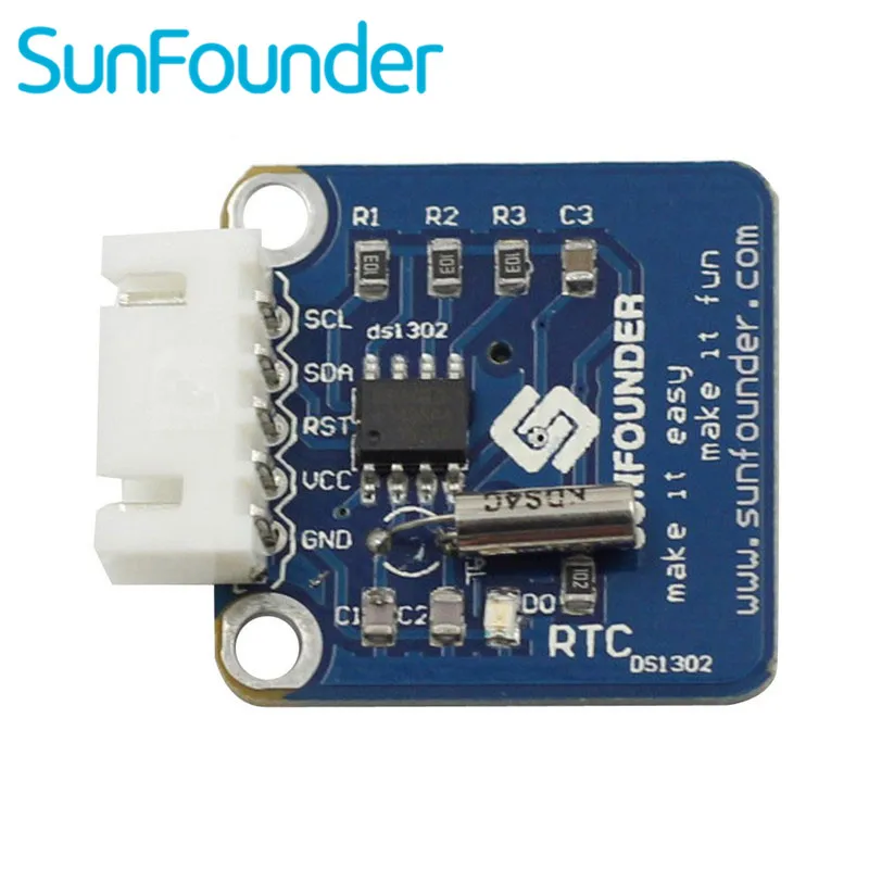 SunFounder RTC DS1302 Часы Реального Времени Модуль для Arduino (Батареи не включены)