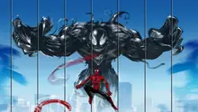 Гостиная домашнее украшение стены ткань плакат Marvel Человек-Паук Яд.