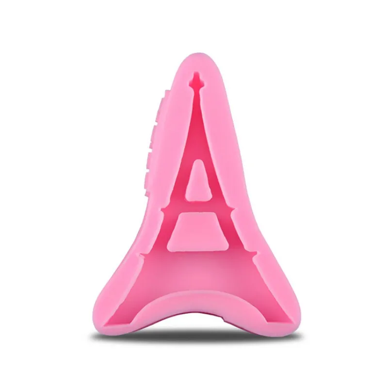 

Iron Tower Shape Silicone Fondant Mold DIY Chocolate Sweets Mould For Cake Decorating 12.4*9.4*2.2cm