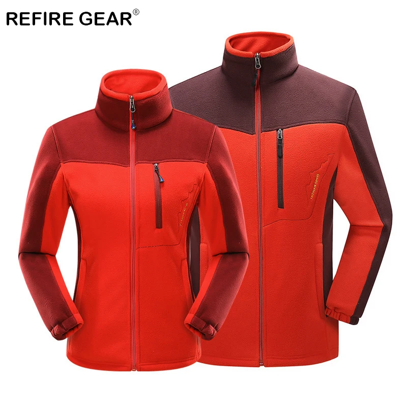 Refire gear, зимняя теплая флисовая куртка для кемпинга, мужская теплая куртка для путешествий, альпинизма, спорта, катания на лыжах, пеших прогулок