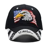 2022 Black Cap USA Flag Eagle Embroidery Baseball Cap Snapback Caps Casquette Hats Fitted Casual Gorras Dad Hats For Men Women ► Photo 2/6