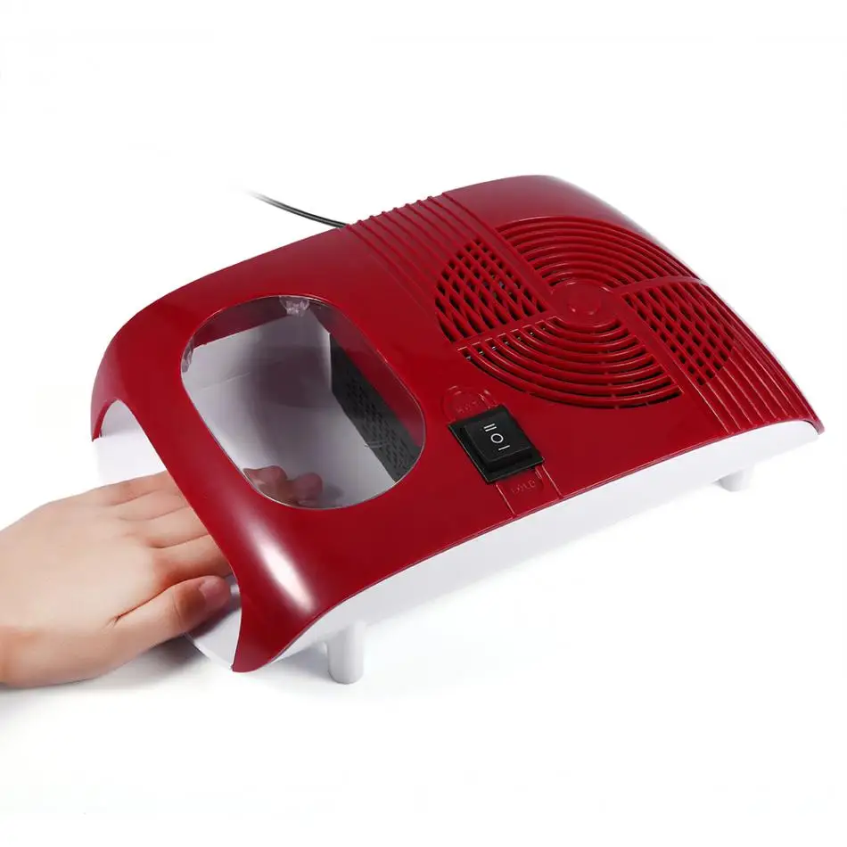 

110W Hot Cold Air Nail Dryer Blower Manicure For Fan Drying Nails UV Gel Curing Polishing Nail Art Equipment Tool Nail Dryer Fan