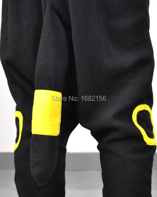 Adult Anime Pokemon Cosplay Costume Black Pikachu Umbreon Onesie Unisex Pajamas Party For Women Man 9.jpg