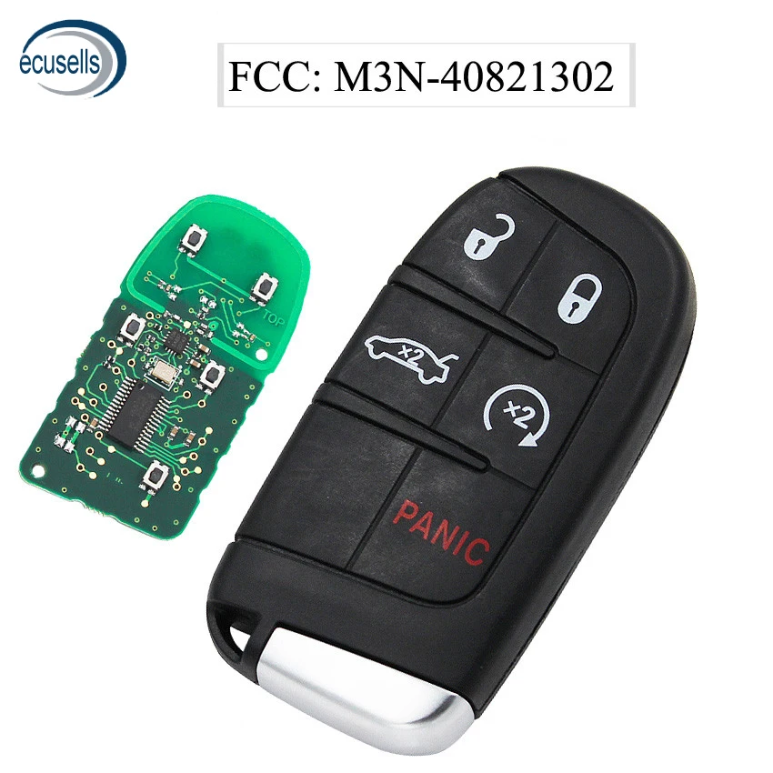4+ 1/5 Кнопка дистанционного ключа 433 МГц 7953A для Chrysler 200 300 2011- с ID46 чип FCC: M3N-40821302
