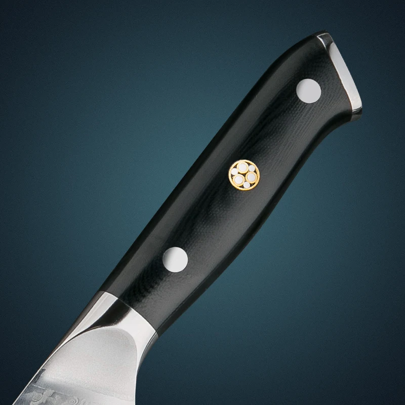 Huiwill VG10 Дамасская сталь " Нож для нарезки кухонный Филейный нож с мозаичной заклепкой