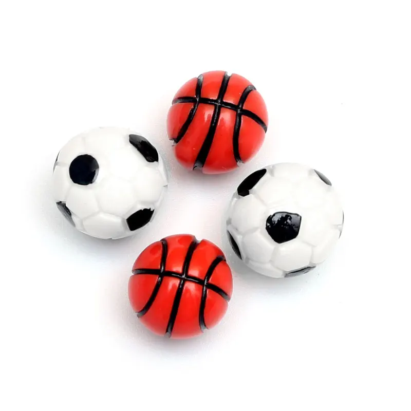 

10Pcs Mini 15/17mm Resin Ball Decoration Crafts Flatback Cabochon Figurines & Miniatures For Home Decoration Accessories Modern