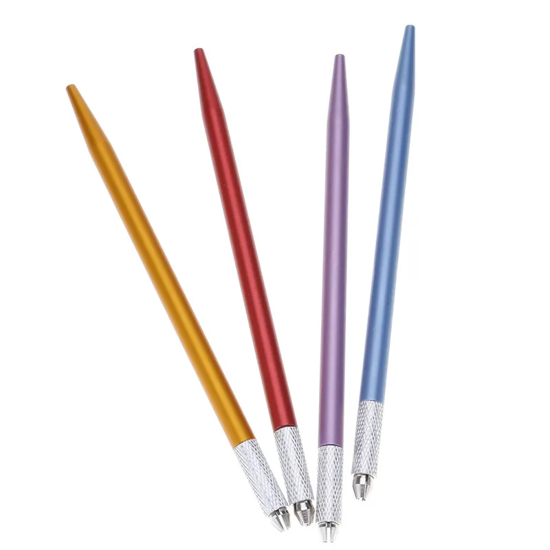 

Portable Professional Steel Eyebrow Lip Tattoo Pen Needle Tip Holder Tool Supply Semi permanent Makeup Tool