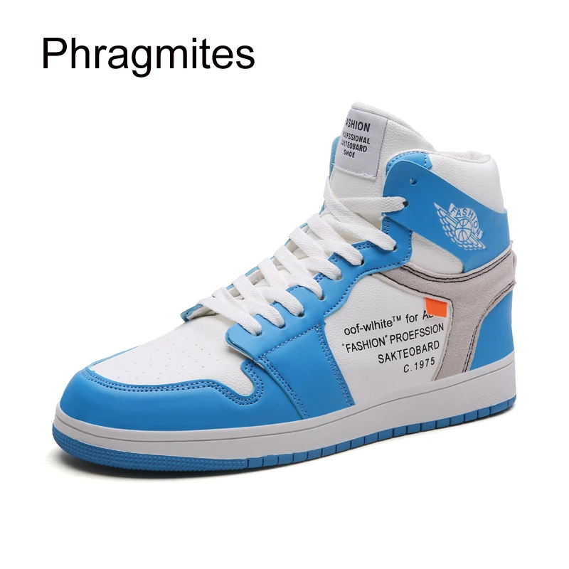 Phragmites кроссовки с высоким верхом для мужчин; уличная модная повседневная обувь в стиле хип-хоп; большие размеры; обувь на плоской подошве; распродажа; Tenis Masculino Adulto