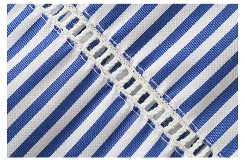 2018 Women's Shirt Loose Plaid Blouse Long Sleeve Spring And Summer New Embroidery Decorative Embroidery Shirt For Ladies D8A155 (2)