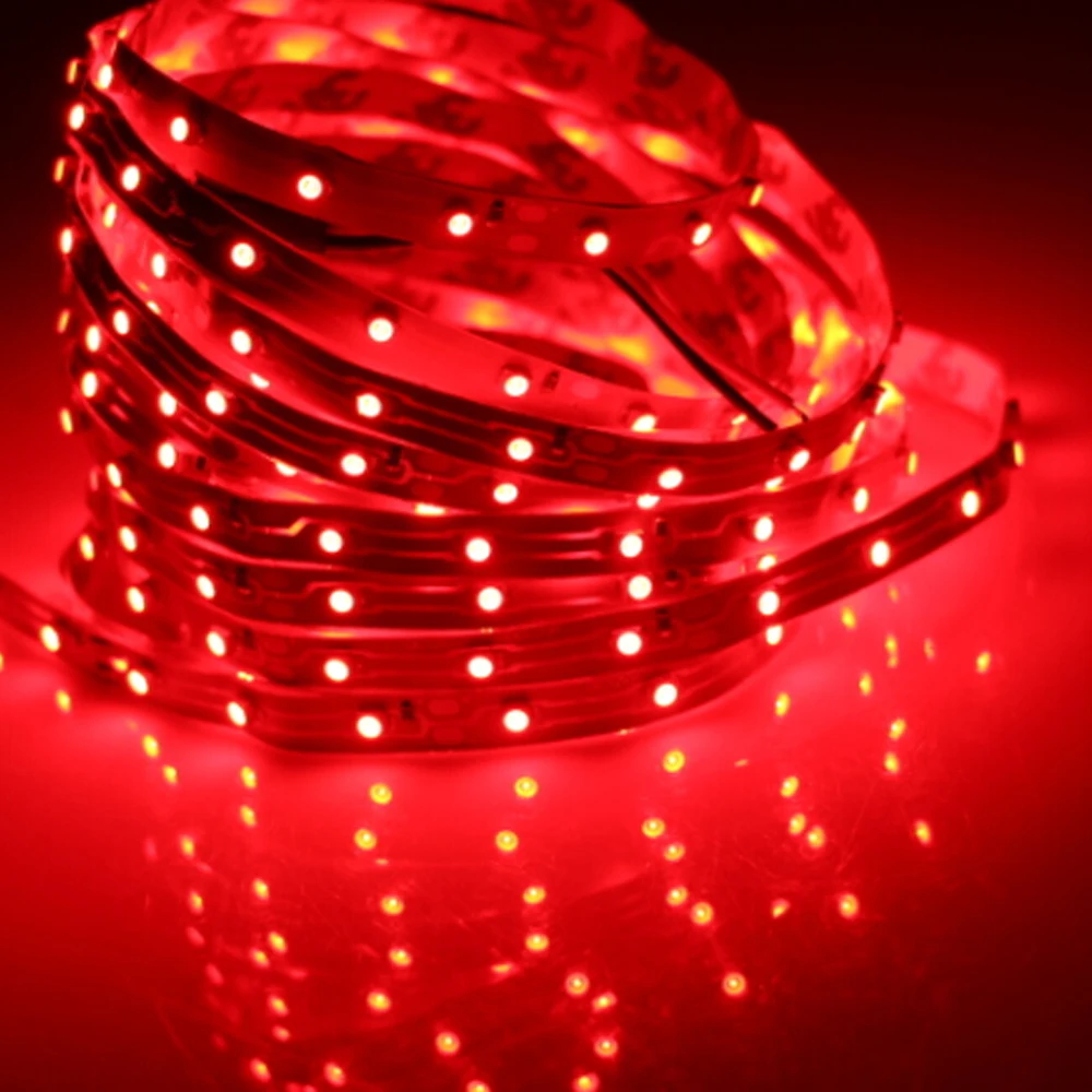 5 м RGB 300 светодиодные полосы света водонепроницаемый tira полоса 3528 2835 SMD + 24 клавиши