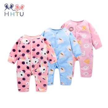 

HHTU Baby Rompers Clothing Winter Boys Girls Thickening Long Sleeve Cute Clothes Autumn Warm Newborn Infant Jumpsuit