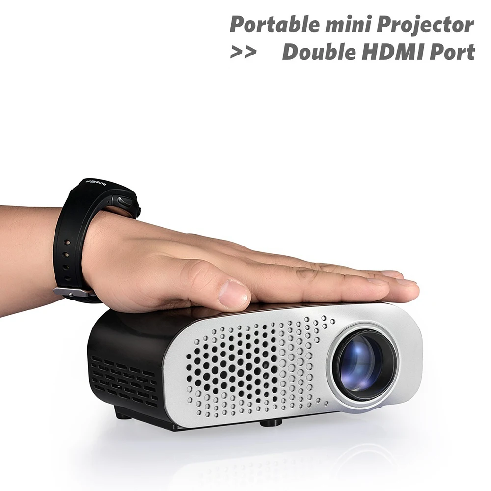 LED Projector Digital Projector Home Beamer for Kids 1920*1080P HD Mini Projector Support SD HDMI USB