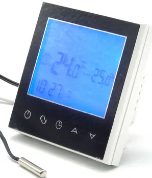 

LCD touch programmable electric water heating thermostat EU