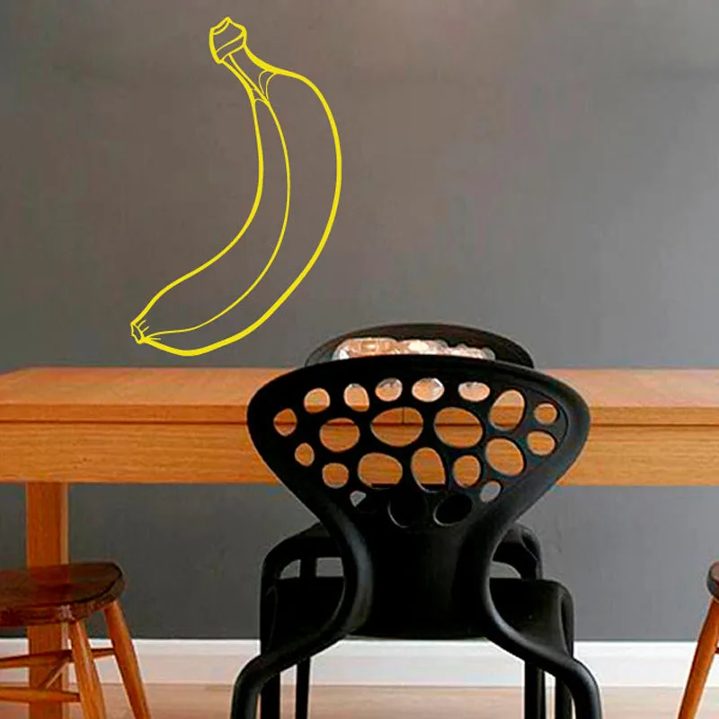 banana wall stickers kitchen fruits wall decor vinyl wall decals removable home interior designchina