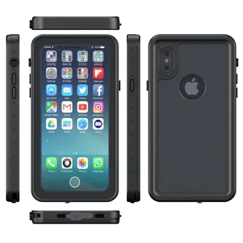 

IP68 Drifting Case Underwater Waterproof Diving Case For iPhoneX Schookproof Waterproof PC Silicone Surfing Cover For iPhoneX