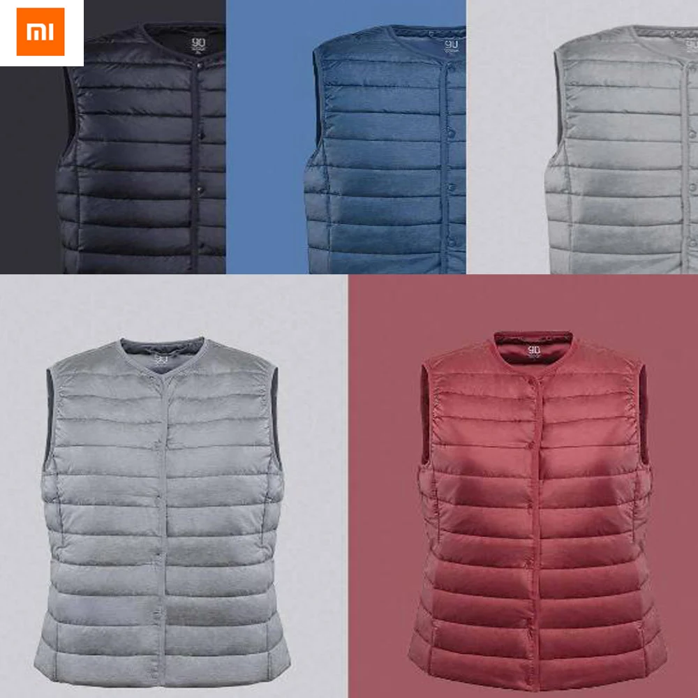 

Original Xiaomi 90fen Cotton Vest Far Infrared Heat Storage Cotton Vest For Men Women Keep Warm In Winter