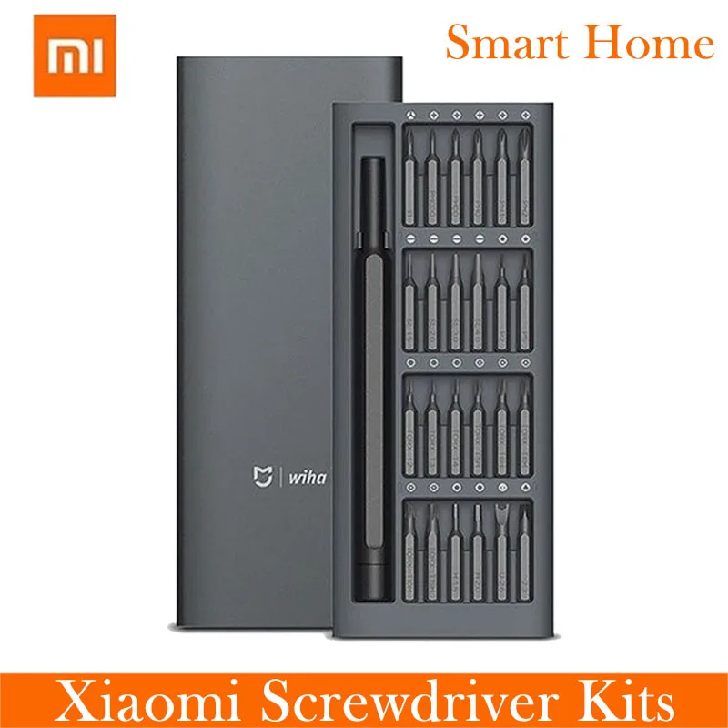 

2019 On sale Stock Xiaomi Mijia Wiha Daily Use Screwdriver Kits 24 in 1 Precision Magnetic Multifunction Bits Screw Driver Sets