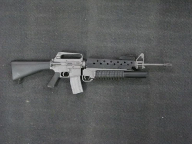 M16A1 + M203 Вьетнамская война США Военная Штурмовая винтовка 1/6 подходит для 12