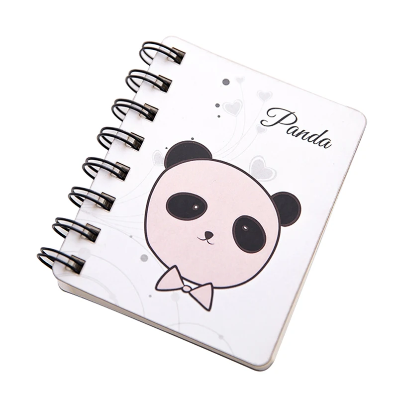 

1 Pcs Creative Cute Animal Cartoon Rollover Coil Notebook (panda)