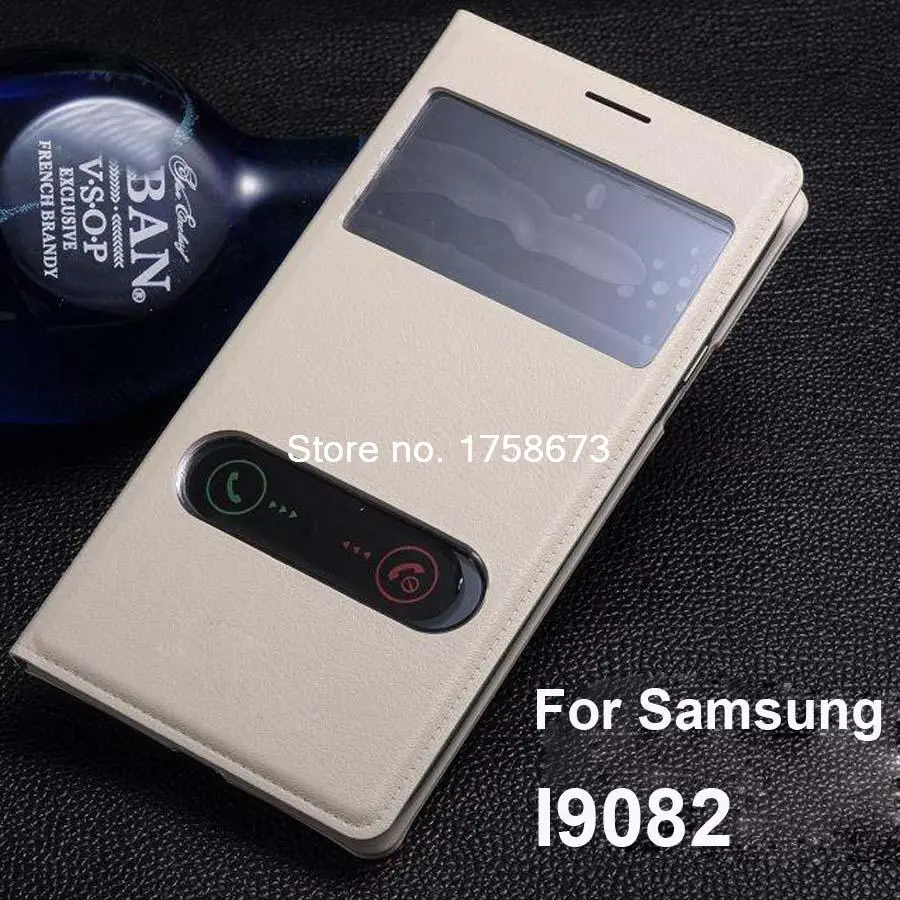Оригинальный флип-чехол кожаный чехол для samsung galaxy grand I9082 I9080 9082 9080 двойной вид
