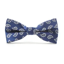 Мужская галстук-бабочку гибкие цветочным бантиком гладкой галстук Мягкая бабочка декоративный узор Пейсли Галстуки