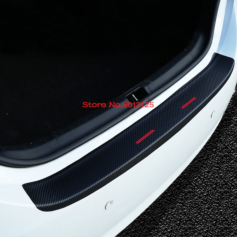 

Car PU Outside Exterior Interior Rearguards Rear bumper Trunk Trim Bumper Pedal Molding Styling For Toyota Corolla 2014-2018