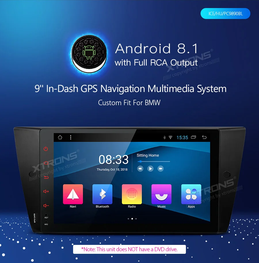 Top XTRONS 9" Android 8.1 16GB ROM car Multimedia System GPS Navigation for BMW E90 /E91/ E93 2005-2012 RCA TPMS DVR NO DVD 0 Top XTRONS 9" Android 8.1 16GB ROM car Multimedia System GPS Navigation for BMW E90 /E91/ E93 2005-2012 RCA TPMS DVR NO DVD 0