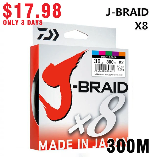 US $16.90 Strong PE 8 Braided Fishing Line for Sea Fishing 8 Strands 30lb 40lb 60lb 80lb 100LB 300M 100% Orig