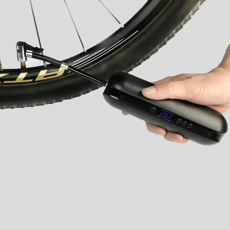 

2019 150PSI Rechargeable Inflator Portable Bicycle Electric Car Tire Bike Pump Bicycle Electric Inflator Air Pressure Pump