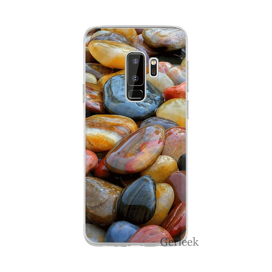Чехол для Samsung Galaxy A3 A5 A6 A8 Plus 2015 2016 2017 2018 Каменный Замок цветок пара|Чехлы-накладки|