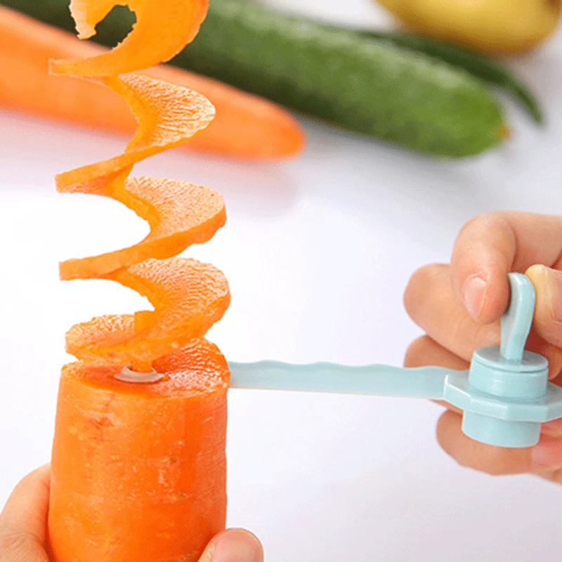 Carrot Spiral Slicer Kitchen Cutting Models Potato Cutter Home Cooking Gadget 