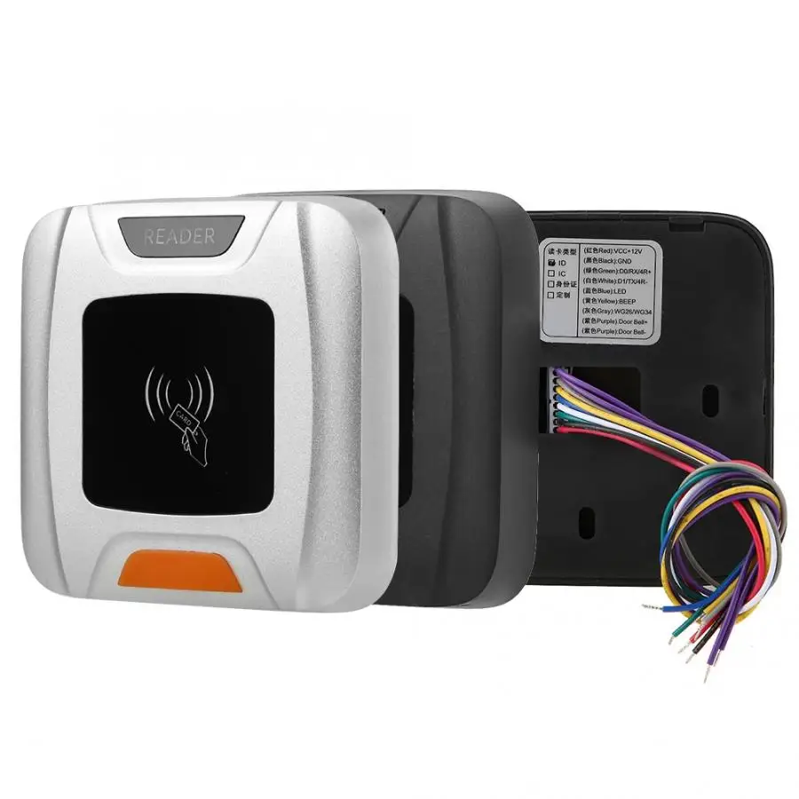Wiegand26/34 считыватель 13 56 МГц/125 кГц RFID IC/ID кард ридер IP65 водонепроницаемый АБС