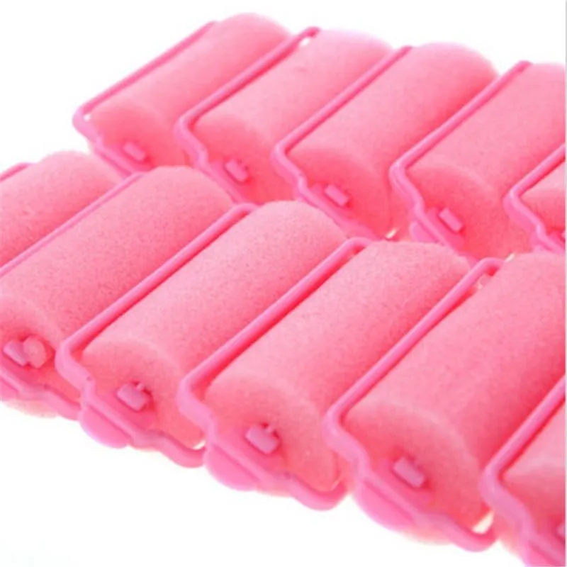 12 X Hair Curler Magic Sponge Foam Cushion Hair Styling Rollers Curler Twist Tool Hot Sale Roller Sponge Curlin