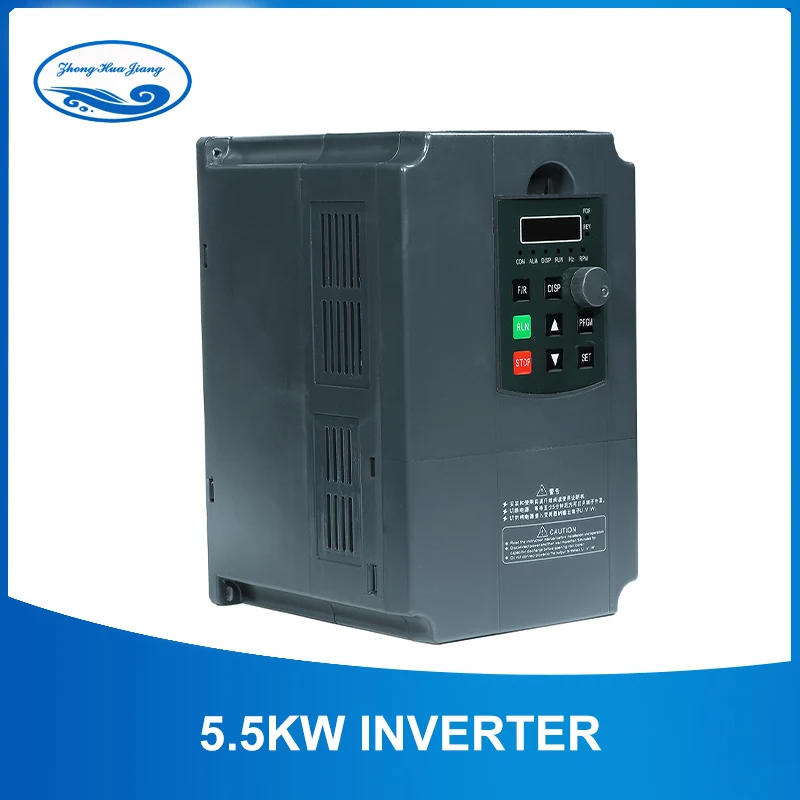 

5.5KW 220V Single Phase input and 3 Phase Output Frequency Converter / Adjustable Speed Drive / Frequency Inverter / VFD