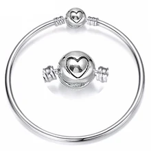 Boosbiy 4 стиля 17-21 см цвет серебра талисман браслет подходит для DIY змеиная цепочка брендовые браслеты и браслеты для женщин Свадебные украшения