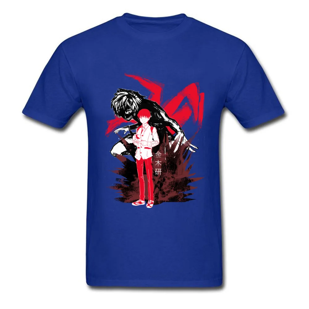 inner ghoul Fashionable T-Shirt for Men 100% Cotton Thanksgiving Day Tees Design Sweatshirts Short Sleeve Family Crewneck inner ghoul blue