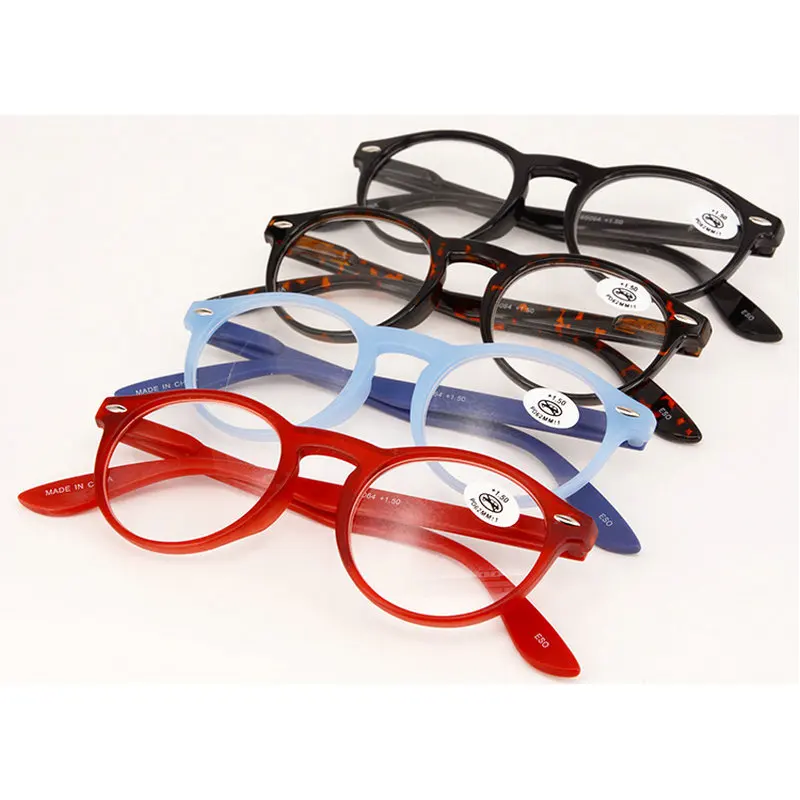 

MINCL/ Small Round Frame Men Women Reading Glasses Presbyopic Glasses Vintage Leopard Glasses Frame Round Reading Glasses lxl