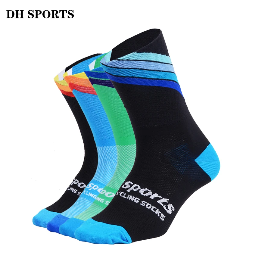DH SPORTS New Professional Cycling Socks Men Women Outdoor Road Bicycle